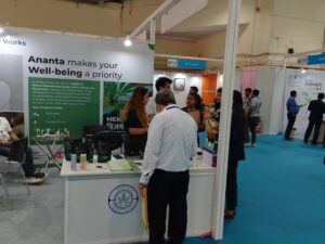 Ananta hemp works stall at yogshala expo